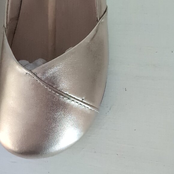 NEW *Defect Xero Shoes Phoenix Leather Flats Gold Womens Size 8.5 Zero Drop - Picture 5 of 6